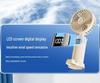 Foldable Mini Fan with Digital Display for Desk, Dorm, or Outdoor Use