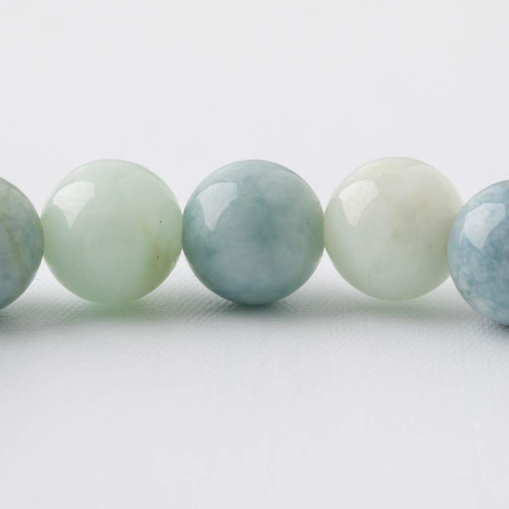 15cm Itoigawa Natural Jadeite Blue Japanese National Jomon Power Stone Jadeite Workshop Special Paulownia Wood Quality Guarantee BR0254 (8mm Beads,