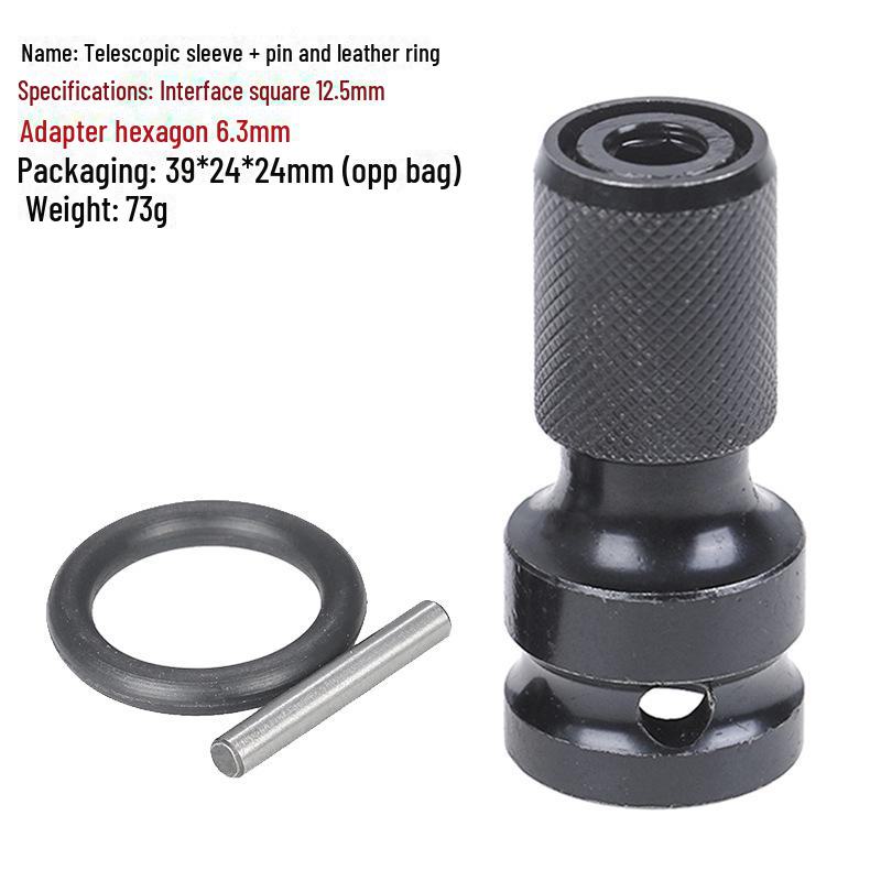 

Адаптер электрического ключа: Телескопический шестигранный переходник с 1/2 на 1/4