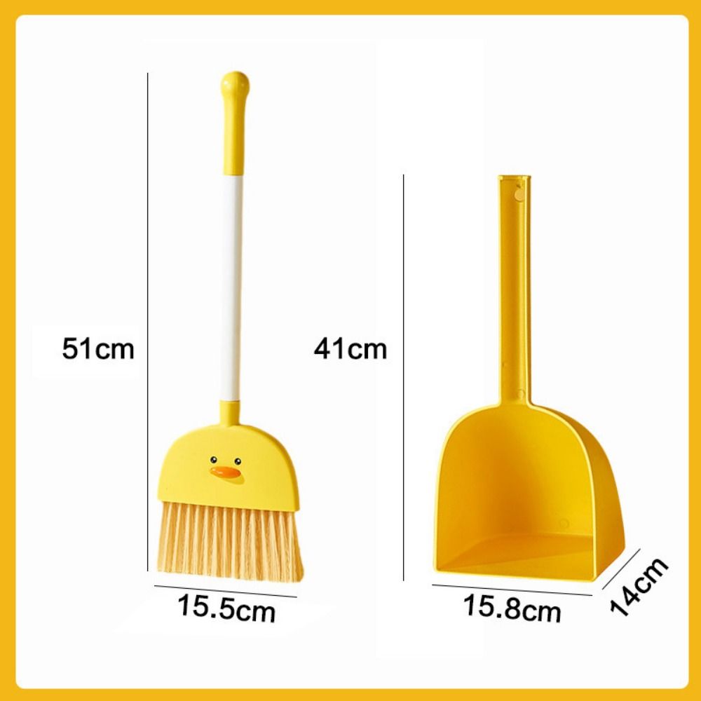 Simulation Broom Mop Set Mini Play House Toys Cleaning Broom Toy Set Early Education Housework