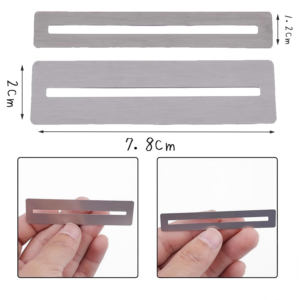 ORANGEXINY String Height Gauge Set For measuring string polishing protecting and maintaining guitar and (3 pieces) height, frets, fingerboards, bass.