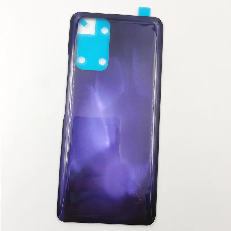 Glas-Akkudeckel für Xiaomi Redmi Note 10 Pro Max, Harter Rückdeckel, Hintertür-Gehäuseplatte + Kleber-Logo