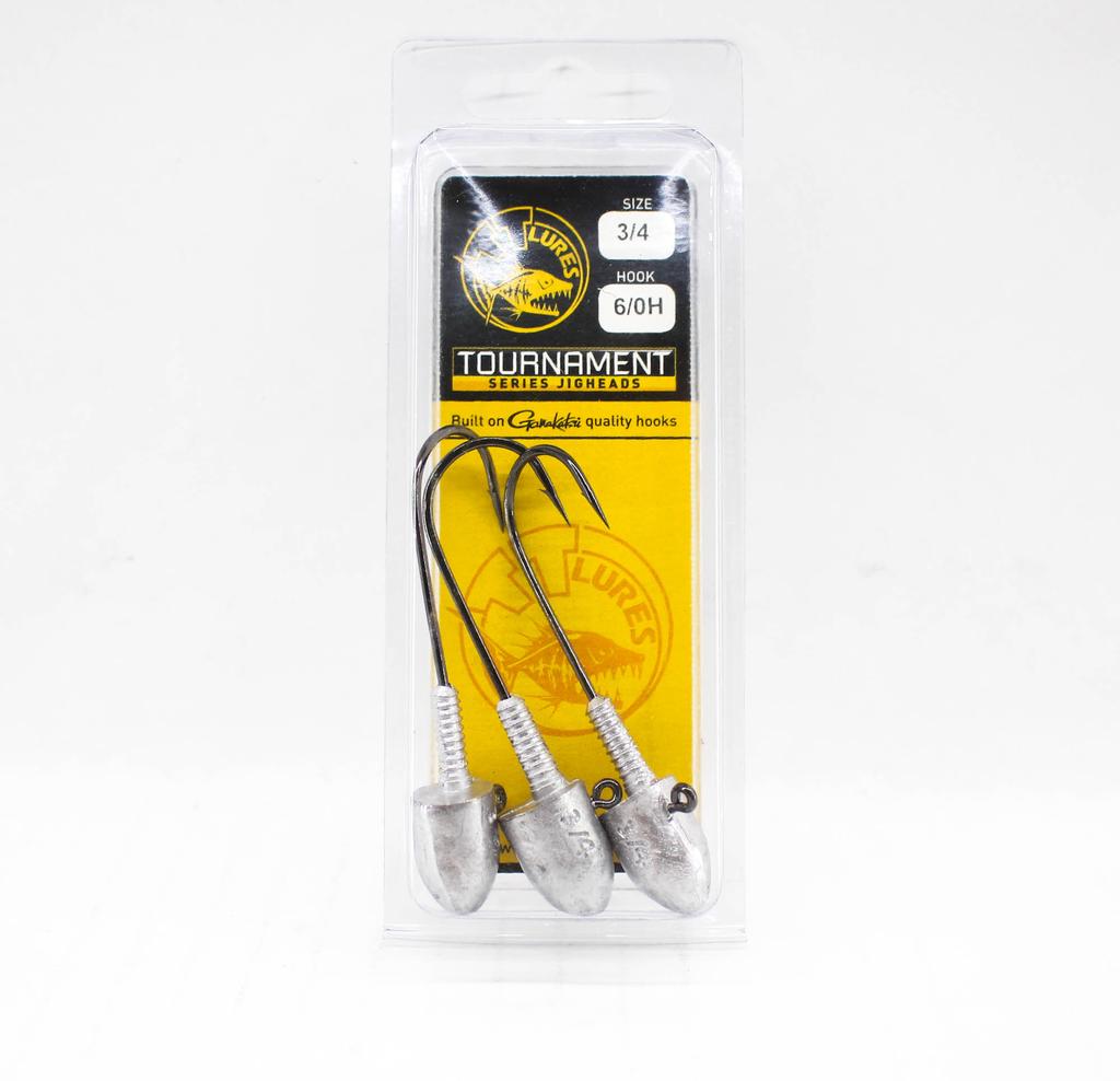 Tackle Tactics TT Tournament Jig Head 3/4 Oz 6/0H 3/pack (0114)