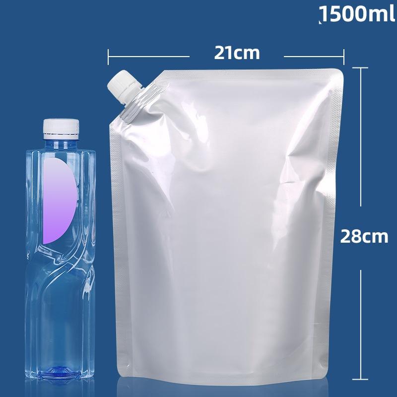 Aluminum Foil Self-supporting Suction Nozzle Bag Liquid Sorting Bags Self Operated Takeaway Packa Pouchs Packaging of Soybean Milk Beverage Sauce Bags