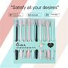 Macaron Toothbrush Set Soft Bristles With Protective Cover Oral Care Tools
