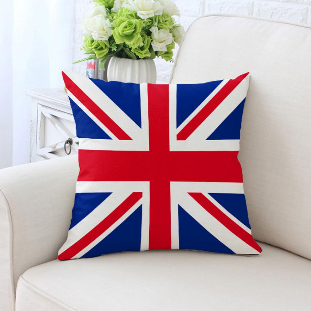 UK Flag Union Jack Pillowcase, British National Design for Home Decor & Multi-Size Options