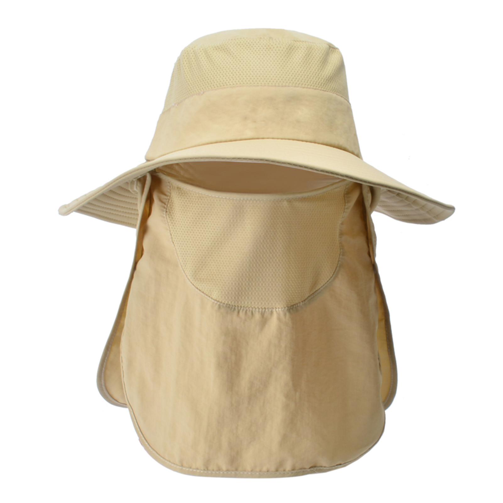 

Sun Hat UV Protection Wide Brim Neck Flap Face Cover Multifunctional Cap for Hiking Fishing Beach