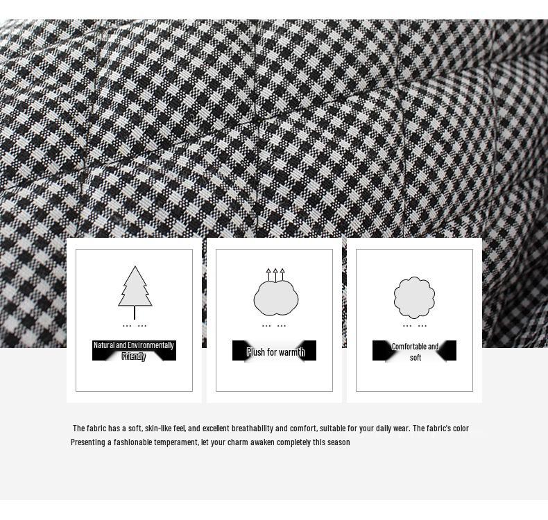 Plus Size Lightweight Cotton Padded Jacket for Autumn/Winter - Middle-Aged & Elderly Women's Outerwear