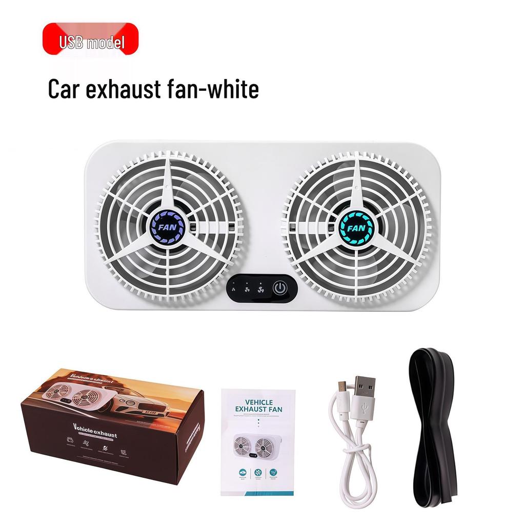 Solar Car Ventilation and Cooling Exhaust Fan