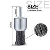 4Pcs 1 Inch Knotted End Wire Brush Wire Cup Brush Drill Bit with 1/4'' Shank for Removal of Rust Corrosion Paint Cleaning