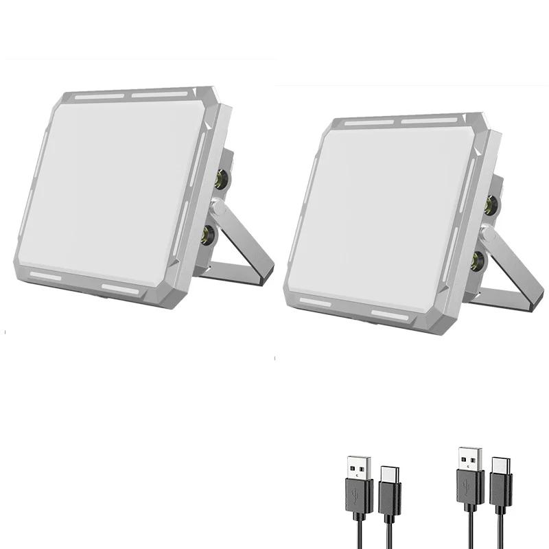 Rechargeable Super Bright Camping Lights Magnetic Torch Portable Work Light Maintenance Lamp Outdoors Super Bright Tent Lantern