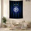 Inter Milan Fc Logo Wallpaper Threepiece Set 1 Duvet Cover 2 Pillowcase Without Core Bedding Set Christmas Birthday Gift Soft And Comfortable