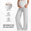 European Maternity Wide-Leg Pants: High Waist, Breathable, Belly Support, Comfortable Fit for Autumn & Winter.