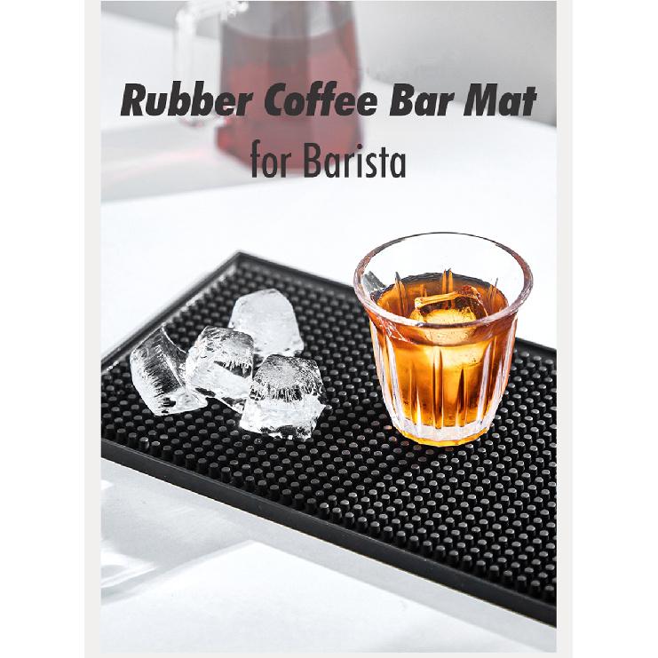 Rubber Bar Mat Anti-slip PVC Cafe Bar Mats Home Cup Mat Waterproof Heat Resistant Durable Kitchen Drain Mat Dish Drying Mats Cup Holders 5