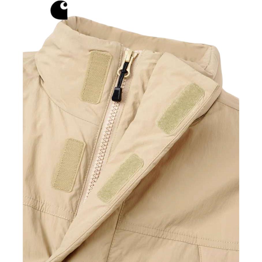Carhartt WIP Solid Color Comfortable Zip Collar Jacket Unisex Jackets Brown CHXJKF23A002L-BGX