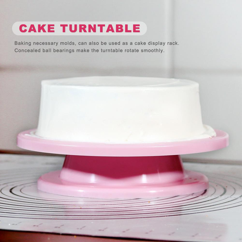Rotating Cake Turntable Cake Decorating Display Stand Base DIY Kitchen Baking Tools