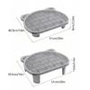 Oversized Cats Litter Tray Mat to Collects Debris And Reduces Household Mess Effectively Cats Litter Ramp for Litter Box