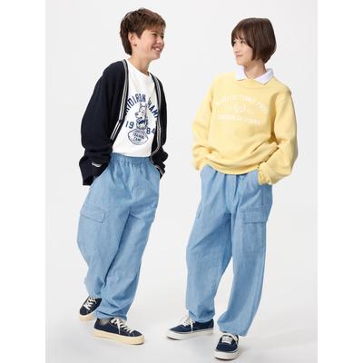 Japan Cargo Jogger Pants Chambray