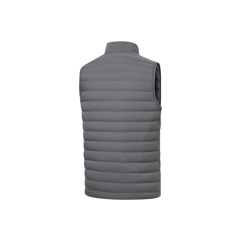 Saucony Comfortable Skin-Friendly Soft Versatile Stand Collar Down Vest Unisex vest SA2250DV91L-GR006