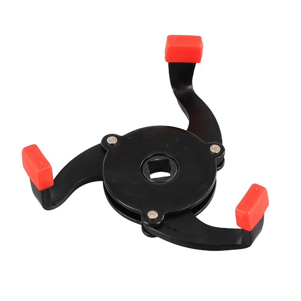 High Quality Universal 3 Jaw 3/8" Car Adjustable Oil Filter Remover Wrench Tool 60mm to 95mm 2.4" to 3.7" Auto Accessories