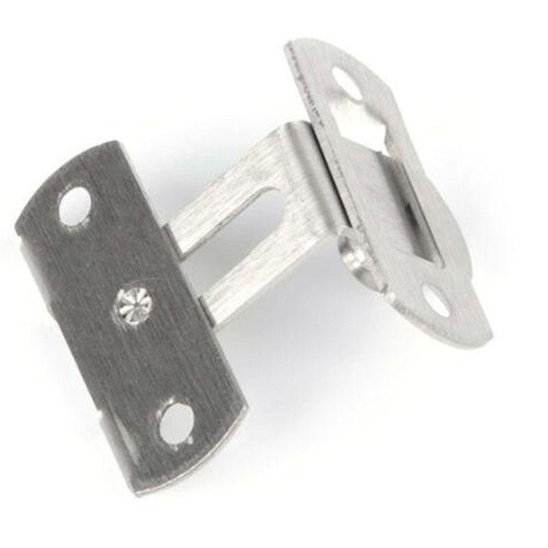 Popular 90 Degree Hasp Latches Stainless Steel Sliding Door Chain Locks Security Tools Hardware For Window Cabinet Hotel
