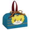 Skater Shimajiro Earth Kids Bento Lunch Drawstring Bag Made in Japan 100% Cotton KB7-A