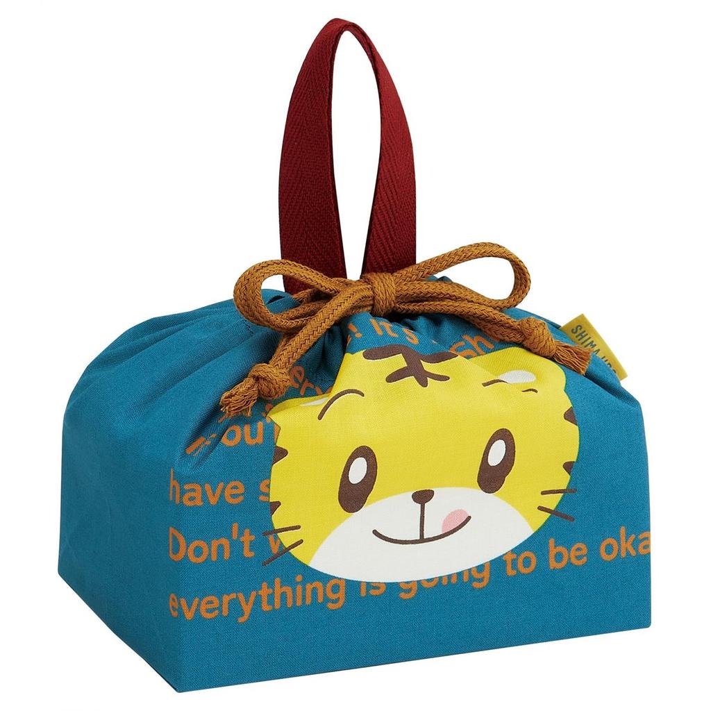 Skater Shimajiro Earth Kids Bento Lunch Drawstring Bag Made in Japan 100% Cotton KB7-A