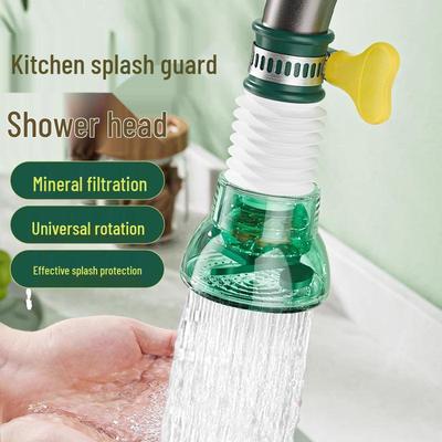 Silicone Splash-Proof Faucet Extender for Kitchen & Dorm