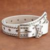 Rivet Belt Belt Women'S Jeans Pin Buckle Belt Universal Blue Decorative Batch