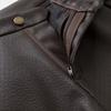 Womens Low Waist Cargo Pants Streetwear Loose Straight Leg Leather Solid Color