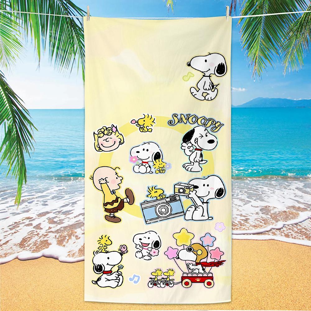 Popular Microfiber Beach Towel Cartoon Children'S Class A Beach Towel Summer Beach Towel