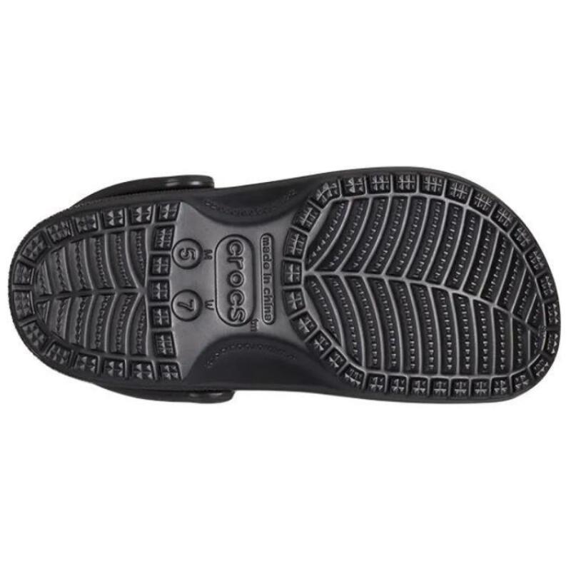 Crocs Breathable Lightweight Hole Shoes Women's Black