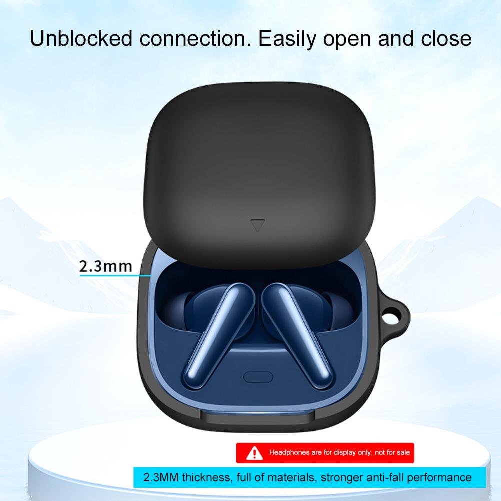 Silicone Protective Case For Anker Soundcore Liberty 5 Wireless Earbud Flexible Soft Protector Cover Shockproof Dustproof Sleeve