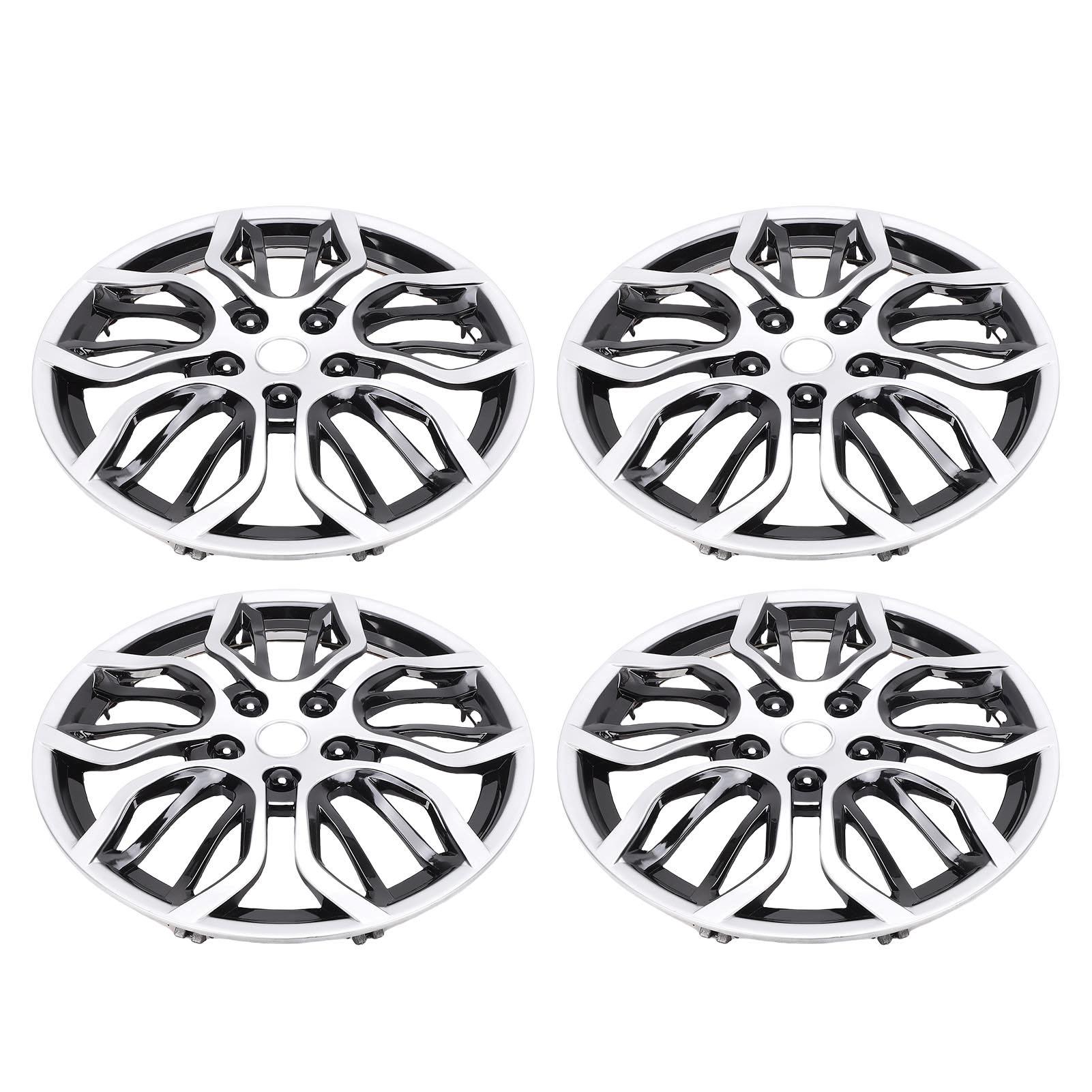 4PCS 15 Inch Wheel Cover Hub s Clip On Stylish ABS Wheel Hub Cover Replacement for 208