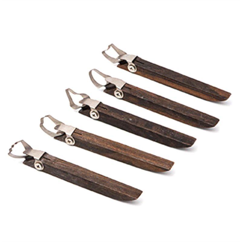 

AEE4-5 Pieces Clay Extruder Tool Pottery Carving Tool Pottery Cup Handle Shape Tool Teacup Mug Handle Clay Cutters