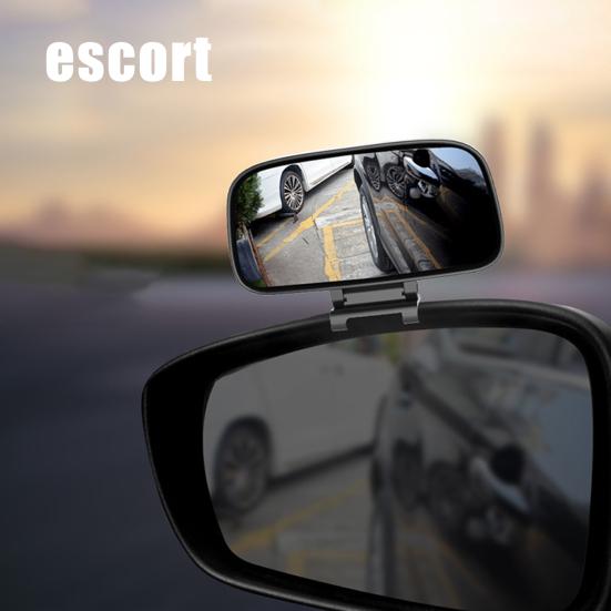 Car Side Rearview Mirror Blind Spot Mirror Adjustable Angle Universal Simple Installation Reversing Wide-angle Auxiliary