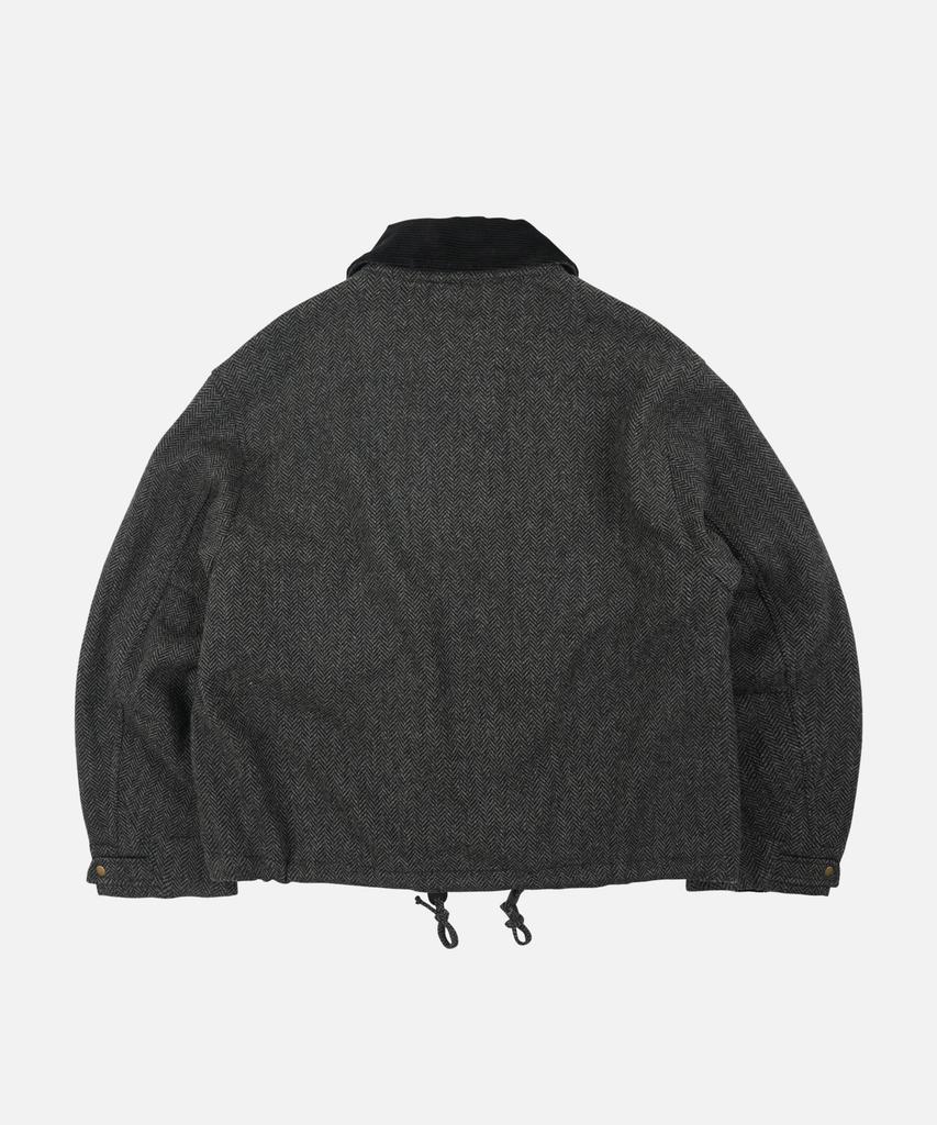 FRIZMWORKS Herringbone Wool Hunting Jacket _ Gray Black