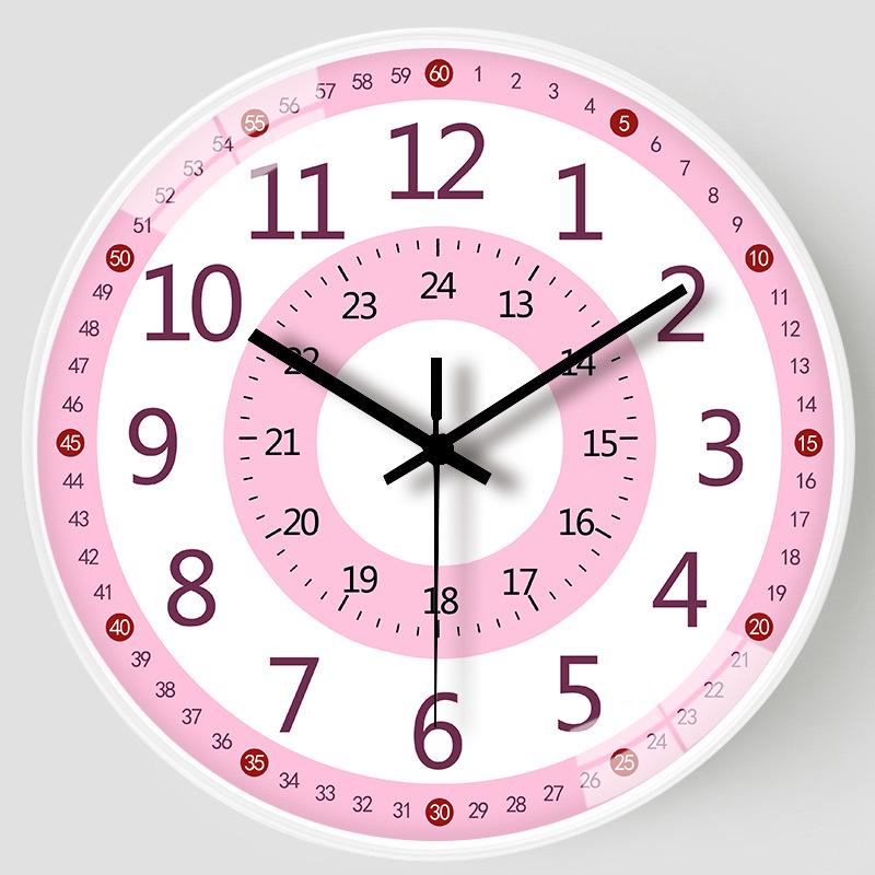 [8 inches 20cm] Silent Creative Children's Wall Clock for Living Room or Kids' Room