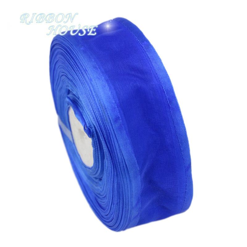 (10 Yards/Rolle) 38mm Weißes breites Organzaband Großhandel Geschenkverpackung Dekorationsbänder