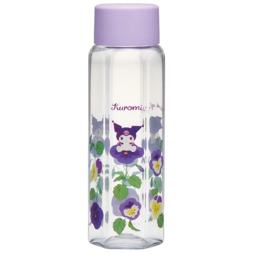 Skater Easy-to-Hold Hexagonal Plastic Water Bottle, 250ml, Blow-Dry, for Adults and Kids, Direct Drinking, Transparent, Lightweight, Children's Clear