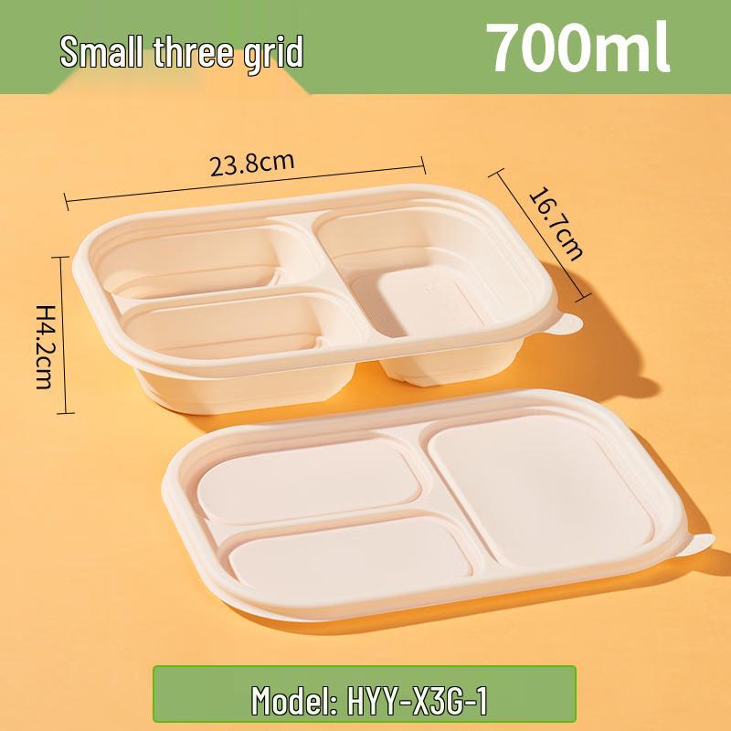 

Eco-Friendly Disposable Takeout Meal Boxes 700ml