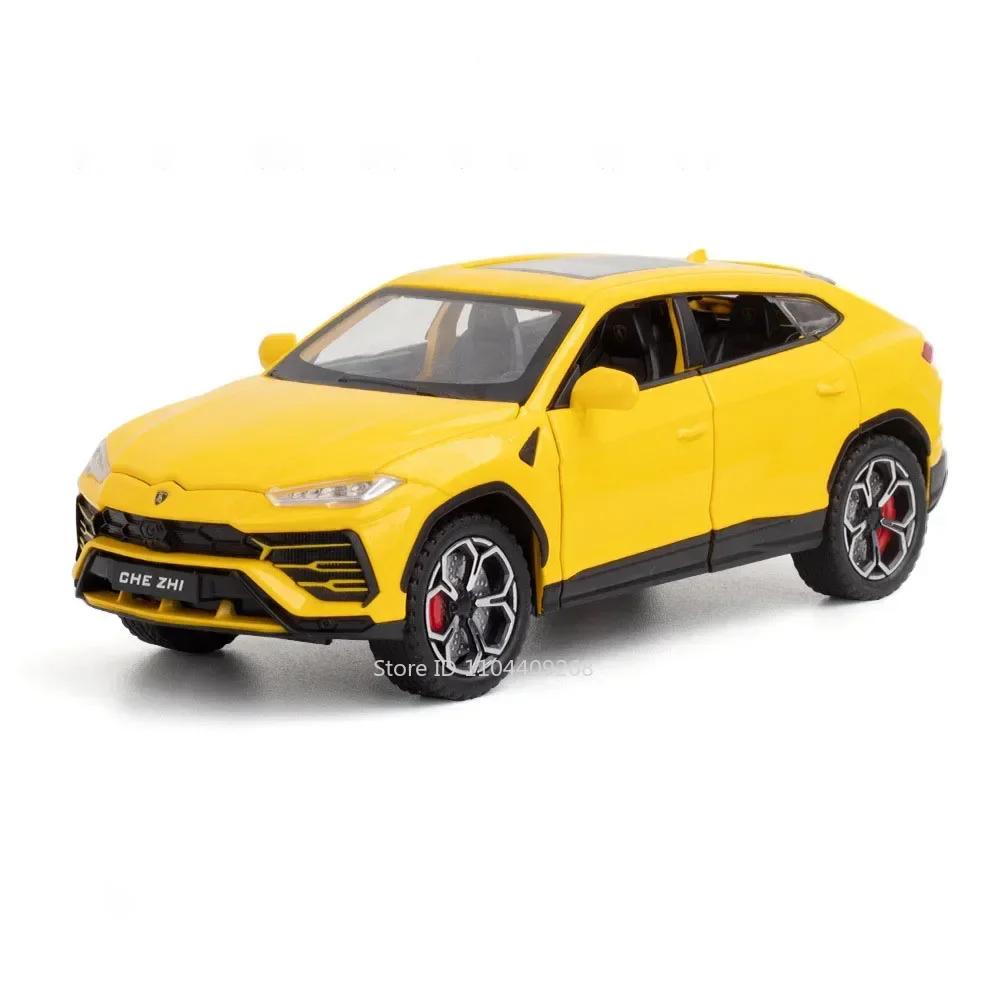 1:24 Lambor URUS Revuelto Legierung Sportwagen Modell Spielzeug Druckguss Metall Pull-Back Geländefahrzeuge Sound Licht Kinder Spielzeug Geschenke
