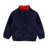 Children's Fashionable Casual High-neck Fleece Thick Long-sleeved Top Jacket