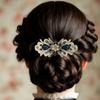 1pc Pinza per Capelli in Lega con Strass, Accessorio per Acconciature da Sera, Regalo