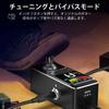 Tuner Pedal with True Bypass for Electric Guitar and Bass, Color Display Tuner Pedal with Mute, Pitch, and Flat Tuning