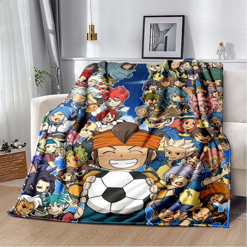 3D Inazuma Eleven Mark Evans Anime Cartoon Soft Plush Blanket,Flannel Blanket Throw Blanket for Living Room Bedroom Bed Sofa Kid