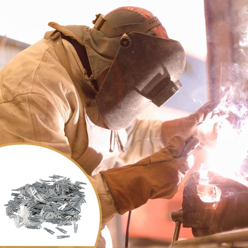 100 Pieces 0.15x20x4mm H Type Nickel Plated Steel Strip Tabs Suitable for Battery Spot Welder High Tensile Tension