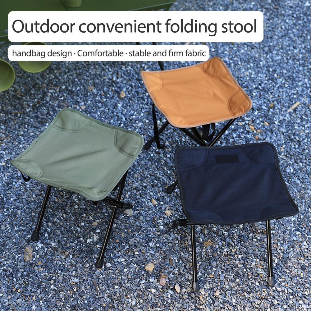 Lightweight Portable Camp Chair Compact Traveling Foot Stool Chair Portable Stools Lightweight Stool For Travel Picnic Camping Hiking Backpacking