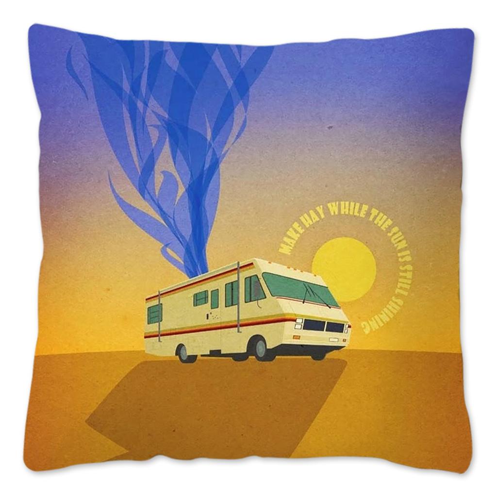 Walter White Meme Pillow Case Home Decoration 100% Polyester Funny Cushion Cover for Sofa Square Pillow Cover 18x18inch