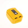 1 Piece Portable Usb+Type-C Output Battery Adapter With Led Light Power Bank Phone Charger For Dewalt 20V Li-Ion Battery
